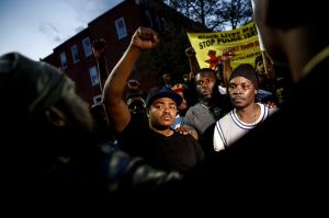 Freddie Gray protest