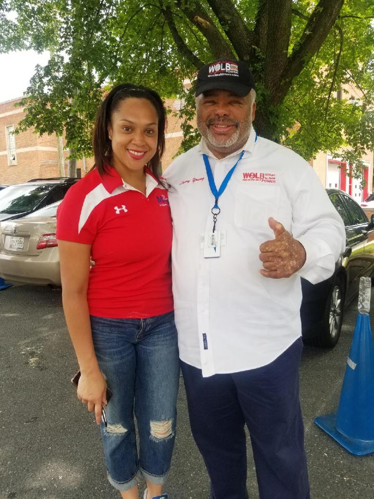 Larry Young Visits Early Voting Election Sites