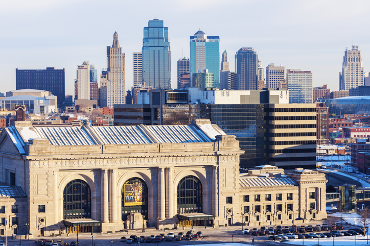 Kansas City panorama with Union Station
