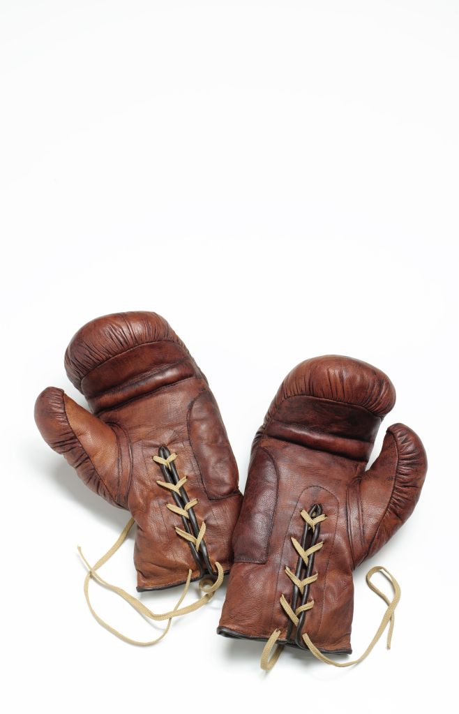 Vintage boxing gloves