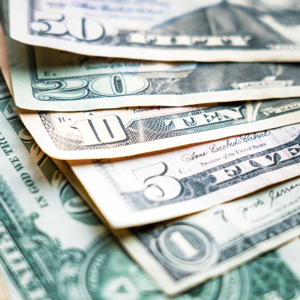 US Dollar Banknote selection