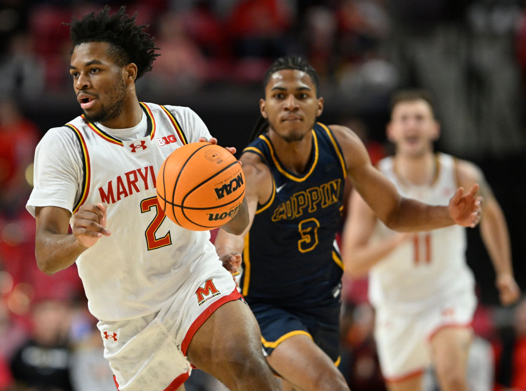 COLLEGE PARK, MD - DECEMBER 28: Maryland Terrapins guard Jahar